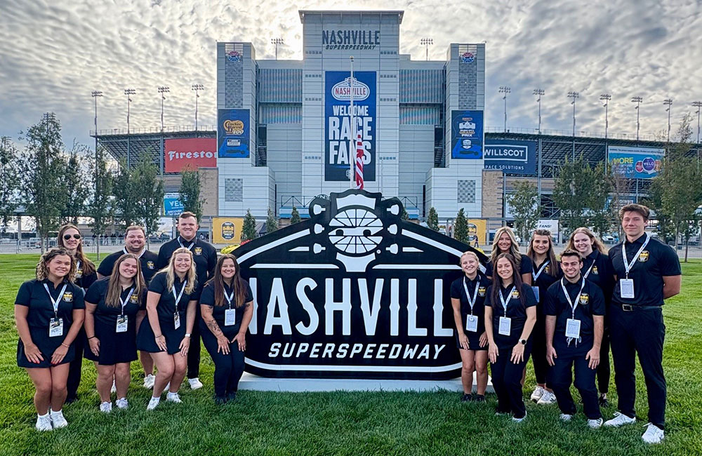 Members of the College Program pose for a team photo.