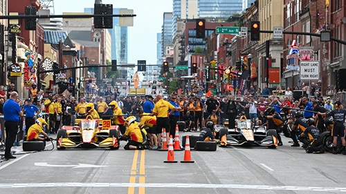 pit Stop competition on the streets of Nashville