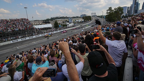 Fans at the Music City Grand Prix