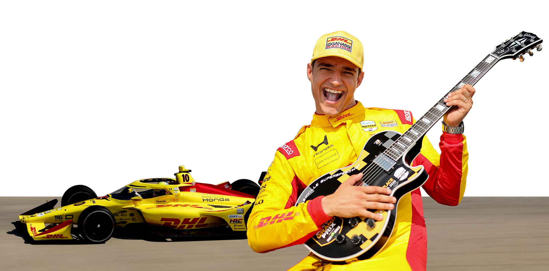 Palou Celebrates his win