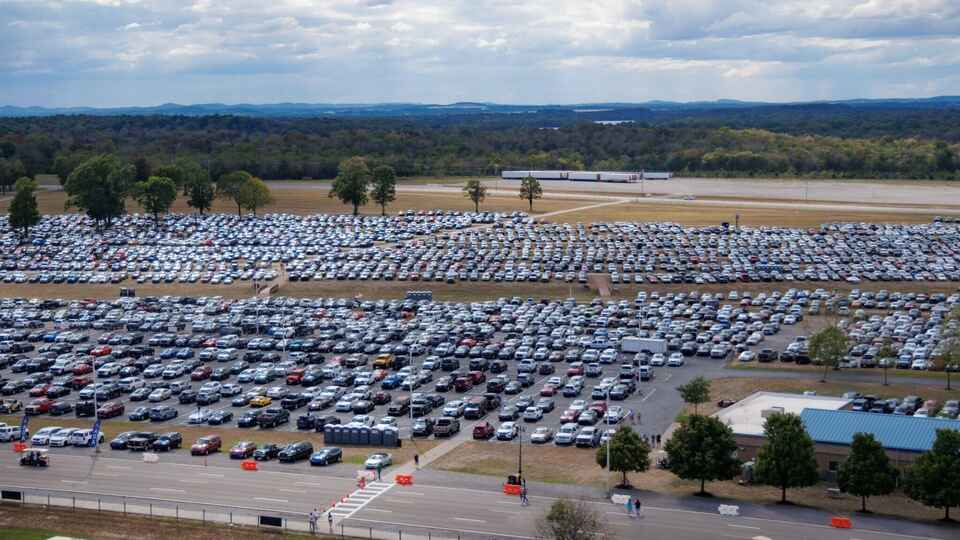 Parking at the Music City Grand Prix
