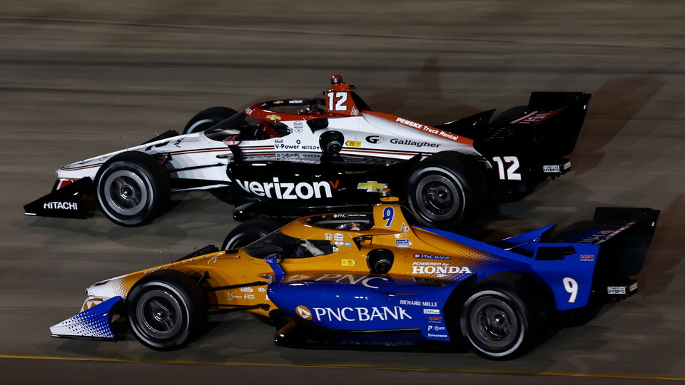 Will Power and Scott Dixon at the Big Machine Music City GP.
