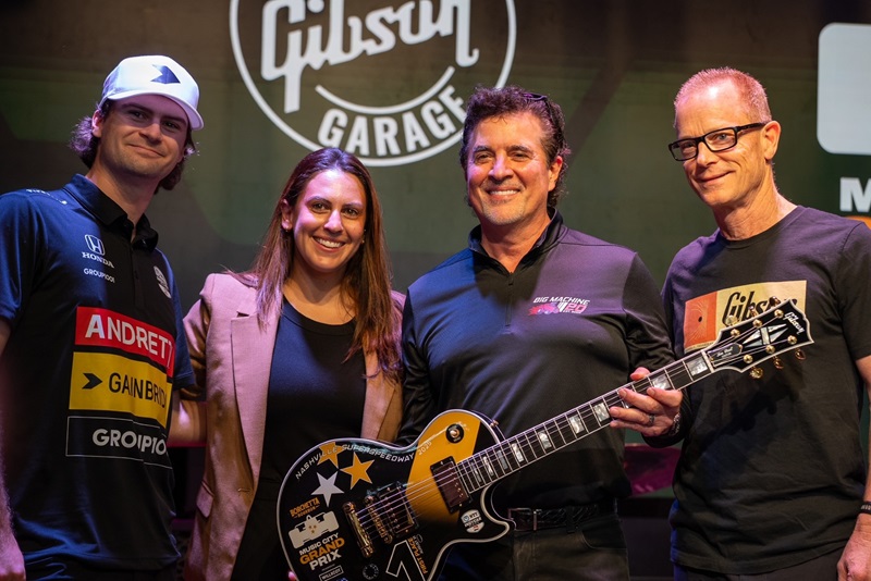 CUSTOM GIBSON GUITAR WINNER’S TROPHY UNVEILED FOR THE 2025 BORCHETTA BOURBON MUSIC CITY GRAND PRIX PRESENTED BY WILLSCOT