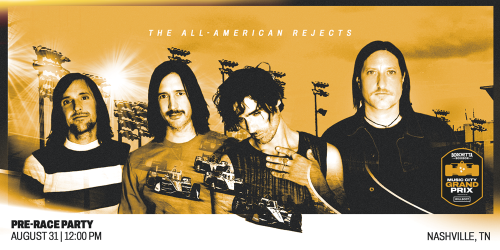 The All-American Rejects will perform at the Music City Grand Prix