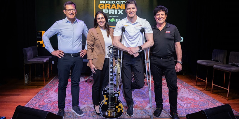 Borchetta Bourbon Music City Grand Prix Presented by OnlyBulls Unveils Iconic Gibson Guitar Trophy for 2026 NTT INDYCAR SERIES Winner at the Gibson Garage Nashville
