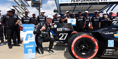 Kyle Kirkwood Snatches Nashville Pole From Oval King Josef Newgarden
